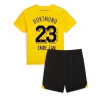 Borussia Dortmund Emre Can #23 Koti Peliasu Lasten 2023-24 Lyhythihainen (+ Lyhyet housut)